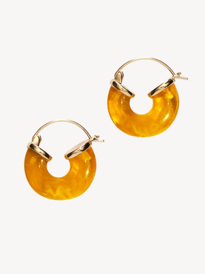 Anni Lu - Petit Swell Hoop Amber