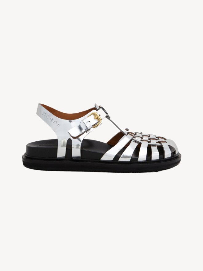 MARNI - FISHERMAN'S SANDAL SILVER