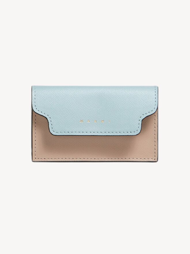 MARNI - BUSINESS CARD CASE BLUE