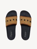 MARNI - RAFFIA SANDAL BROWN