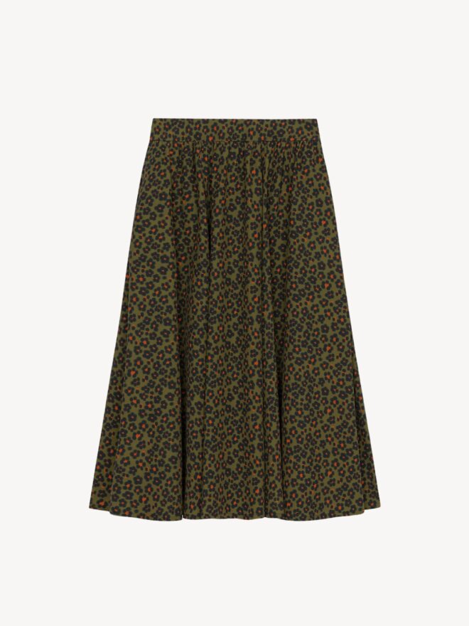 Kenzo - HANA LEOPARD MIDI SKIRT