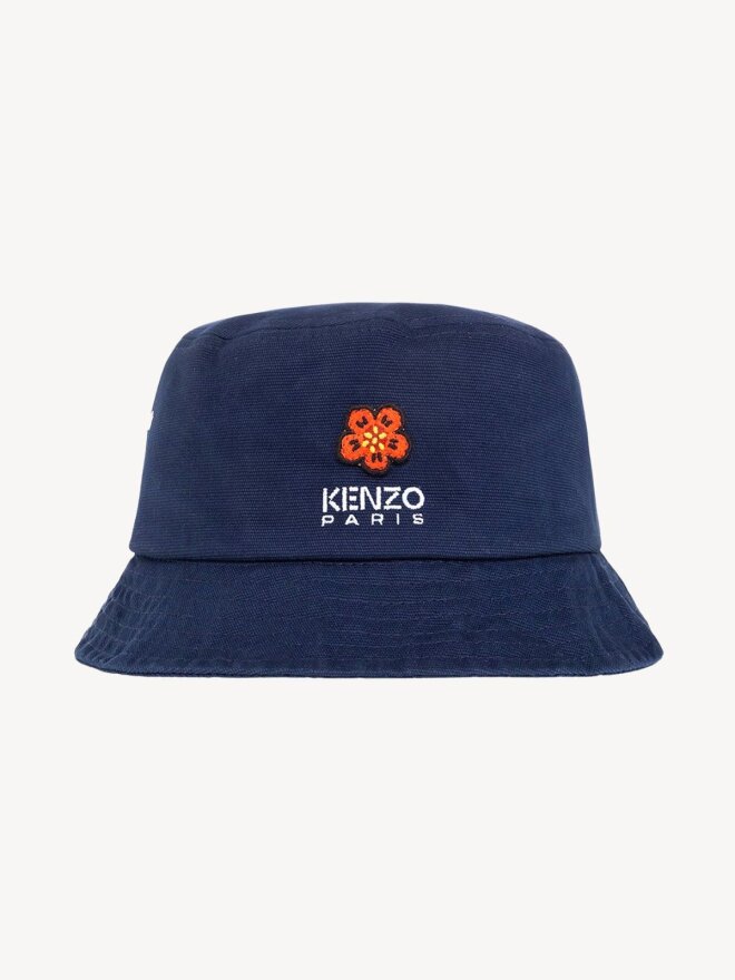 Kenzo - BOKE FLOWER CREST BUCKET HAT NAVY