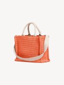 MARNI - SMALL RAFFIA TOTE BAG ORANGE