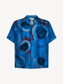 MARNI - SILK SHIRT BUCHI BLU