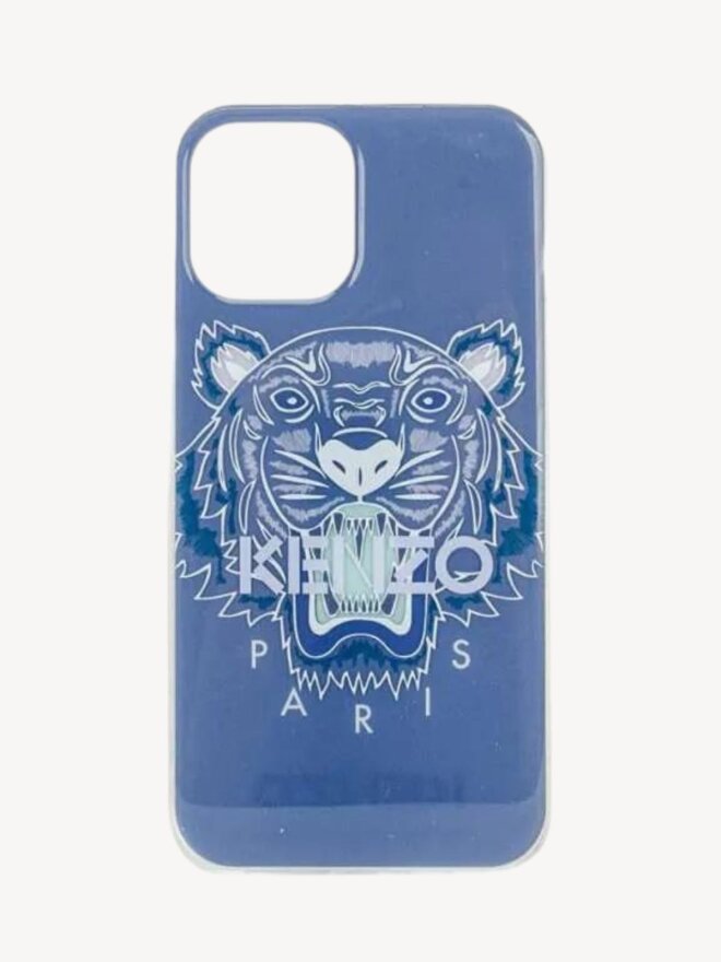 Kenzo - TIGER LOGO IPHONE 12/12 PRO COVER BLUE