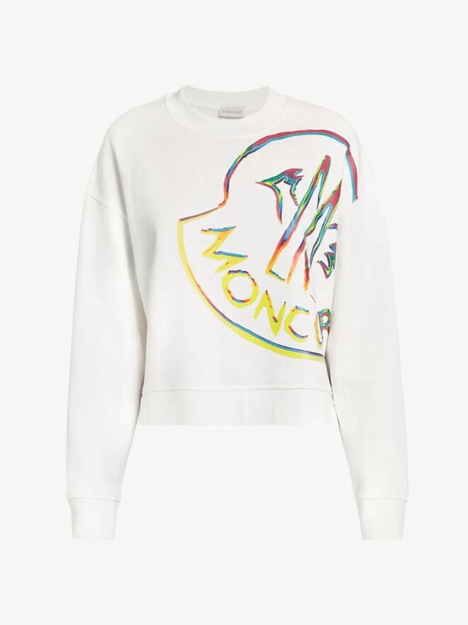 Moncler - Slit-Hem Logo Sweatshirt