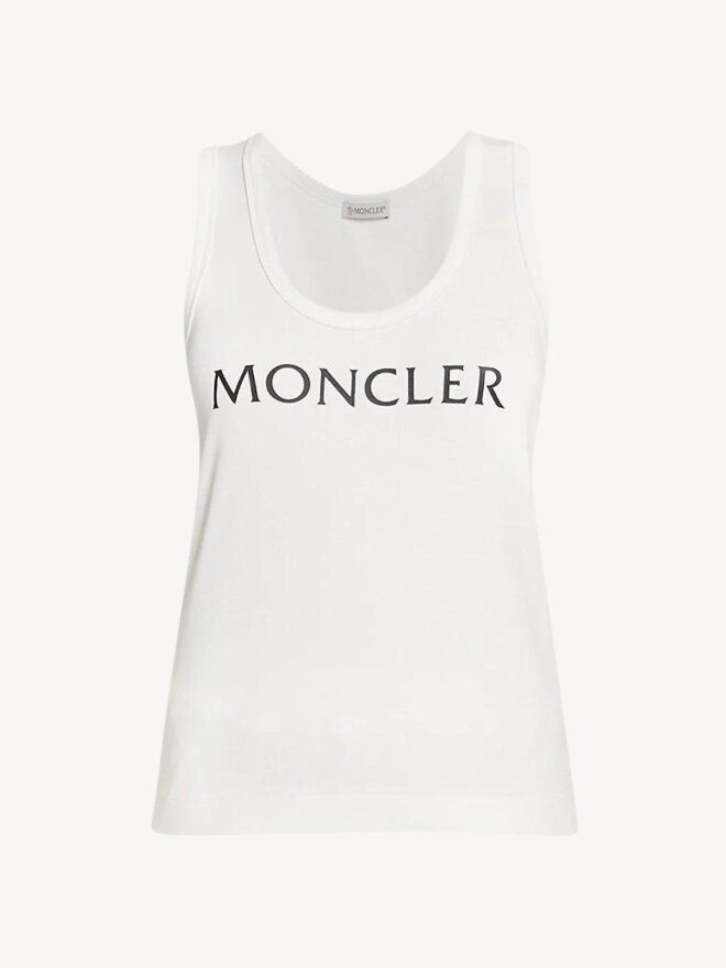 Moncler - TANK TOP HVID