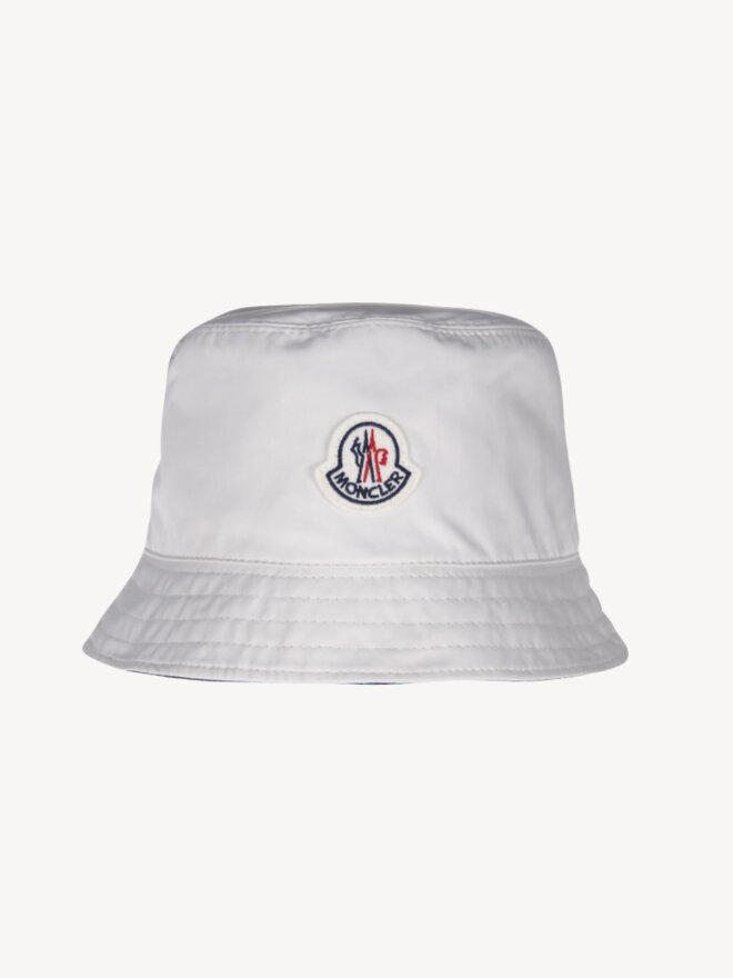 Moncler - Logo Bucket Hat WHITE