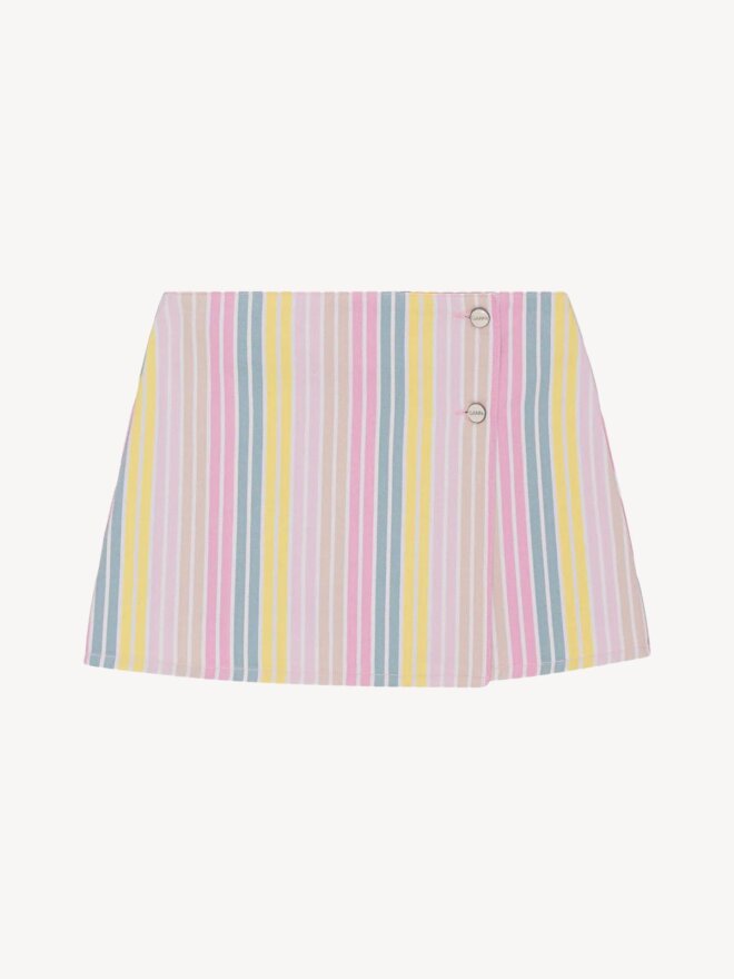 Ganni - STRIPE DENIM SKIRT