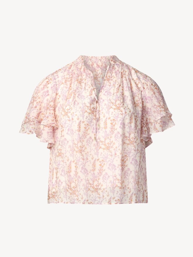 Vanessa bruno - Stelie Magenta Floral Blouse