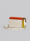 MARNI - SAFFIANO LEATHER EW TRUNK BAG ORANGE