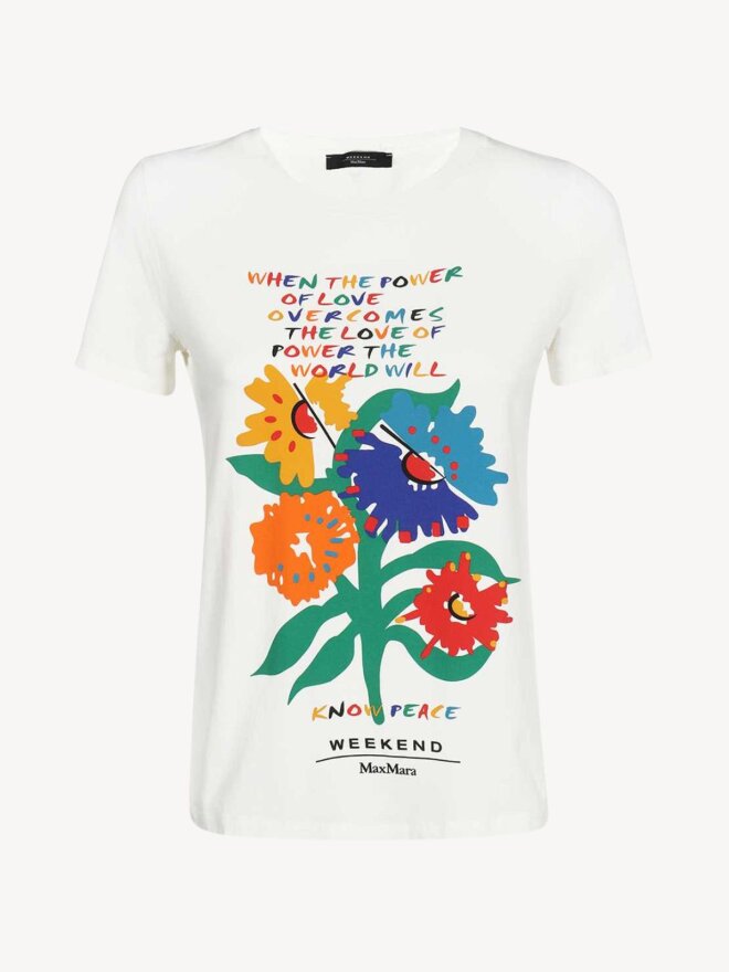 Max Mara - CHOPIN T-SHIRT MED PRINT