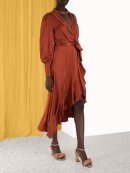 Zimmermann - Silk wrap midi kjole, Sienna 