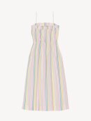 Ganni - Stripe cotton maxi strapkjole 