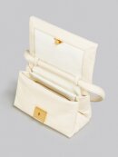 MARNI - SMALL CALSFKIN PRISMA BAG HVID 