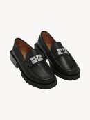 Ganni - RHINESTONE LOGO LOAFER