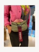 Ganni - Recycled Tech Mini Satchel Taske