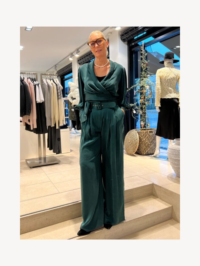 Zimmermann - SILK TUCK BUKSER JADE