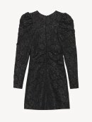 Ganni - BLACK JACQUARD MINIKJOLE