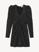 Ganni - BLACK JACQUARD MINIKJOLE