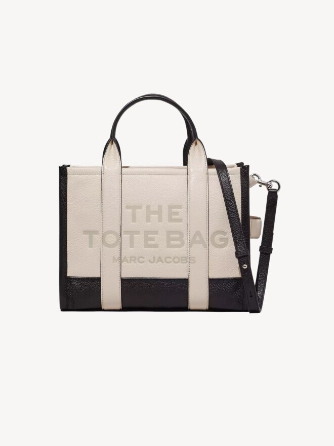 Marc Jacobs - COLORBLOCK MEDIUM TOTE BAG IVORY