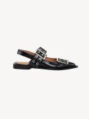 Ganni - CHUNKY BUCKLE BALLERINA