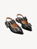 Ganni - CHUNKY BUCKLE BALLERINA