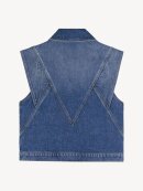 BA&SH - MAX DENIM VEST BLÅ