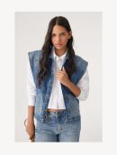 BA&SH - MAX DENIM VEST BLÅ