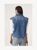 BA&SH - MAX DENIM VEST BLÅ