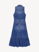 Ganni - BLUE DENIM LONG DRESS