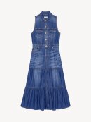 Ganni - BLUE DENIM LONG DRESS