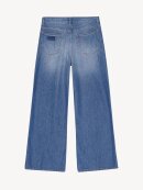 Ganni - BLUE DENIM WIDE JEANS