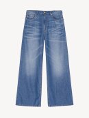 Ganni - BLUE DENIM WIDE JEANS