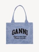 Ganni - GANNI SHOPPER BLÅ