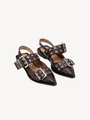 Ganni - BUCKLE BALLERINA CHOKO