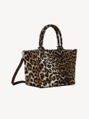 Ganni - SHOPPER TASKE LEOPARD