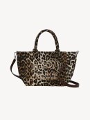 Ganni - SHOPPER TASKE LEOPARD