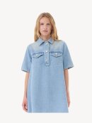 Ganni - TINT WASH BLUE DENIM KJOLE 