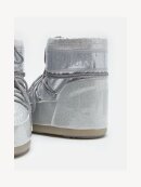 MOON BOOT - ICON LOW GLITTER BOOTS SØLV