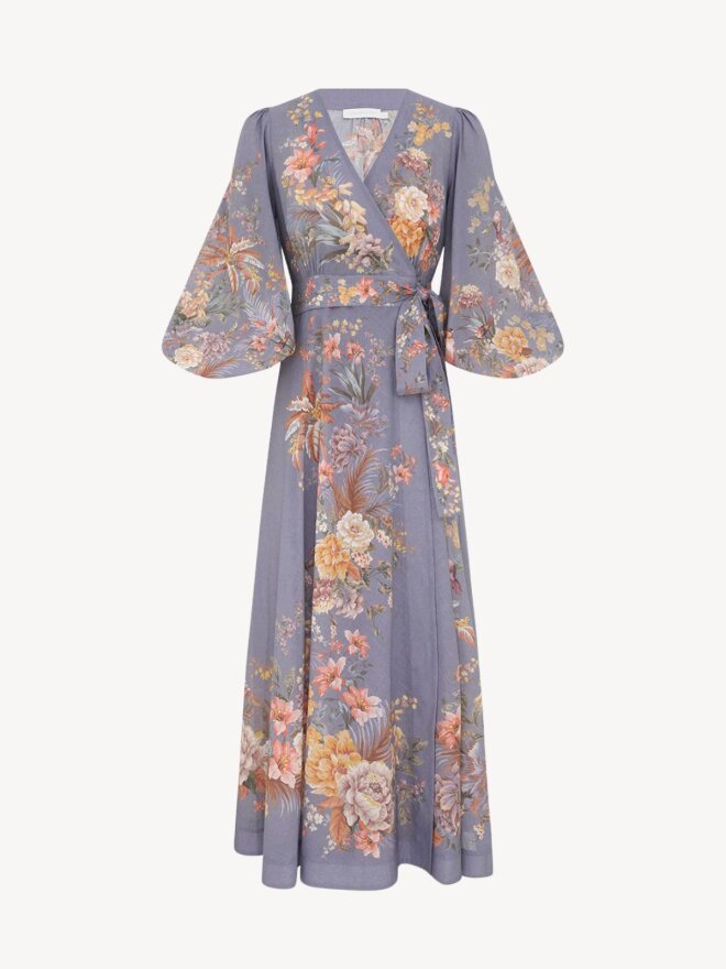 Zimmermann - TALLOW WRAP MIDI KJOLE 