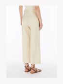Max Mara - ZIRCONE CANVAS TROUSERS HVID