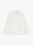 Max Mara - GILLY POPLIN SHIRT HVID