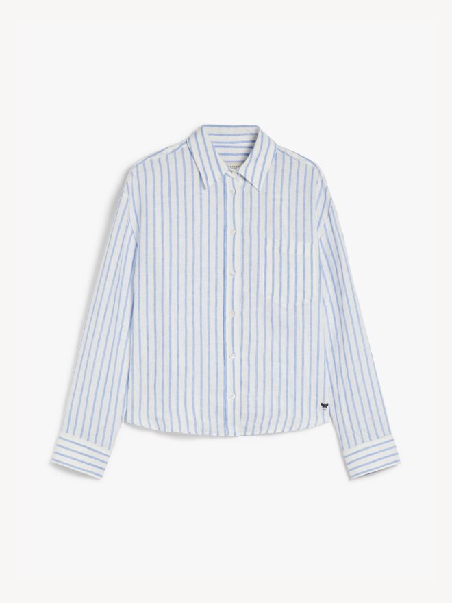 Max Mara - NOLANA LINEN SHIRT BLUE