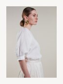 Stenstrøms - CARMEN HVID BLUSE I HØR