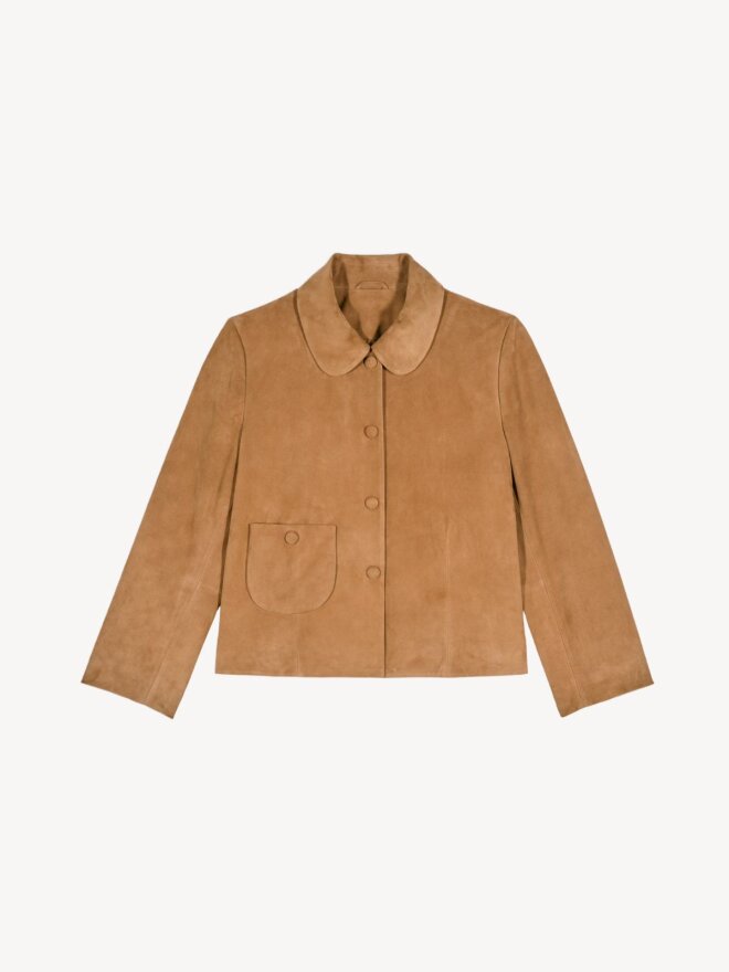 BA&SH - MILAS STRAIGHT CUT JACKET CAMEL