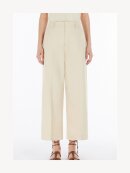 Max Mara - ZIRCONE CANVAS TROUSERS ELFENBEN