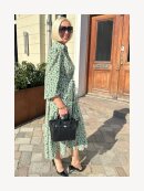 Max Mara - WALES SILK DRESS GRUEN