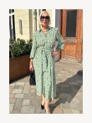 Max Mara - WALES SILK DRESS GRUEN