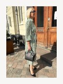 Max Mara - WALES SILK DRESS GRUEN